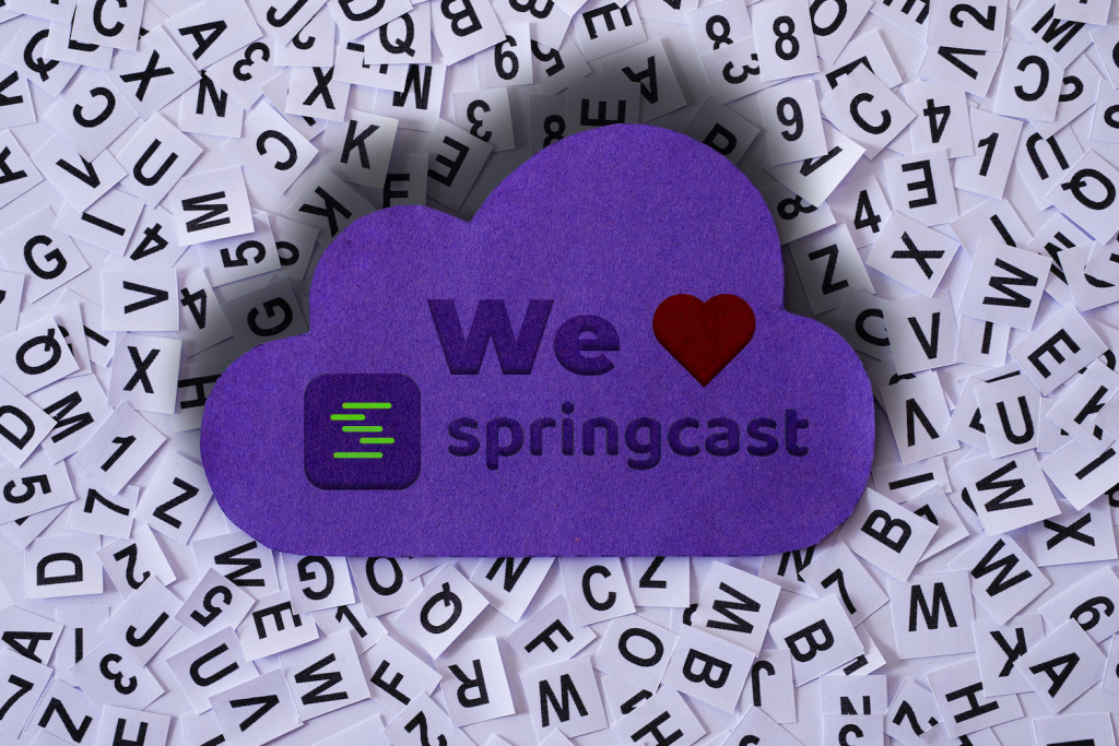 Hosting podcast Springcast